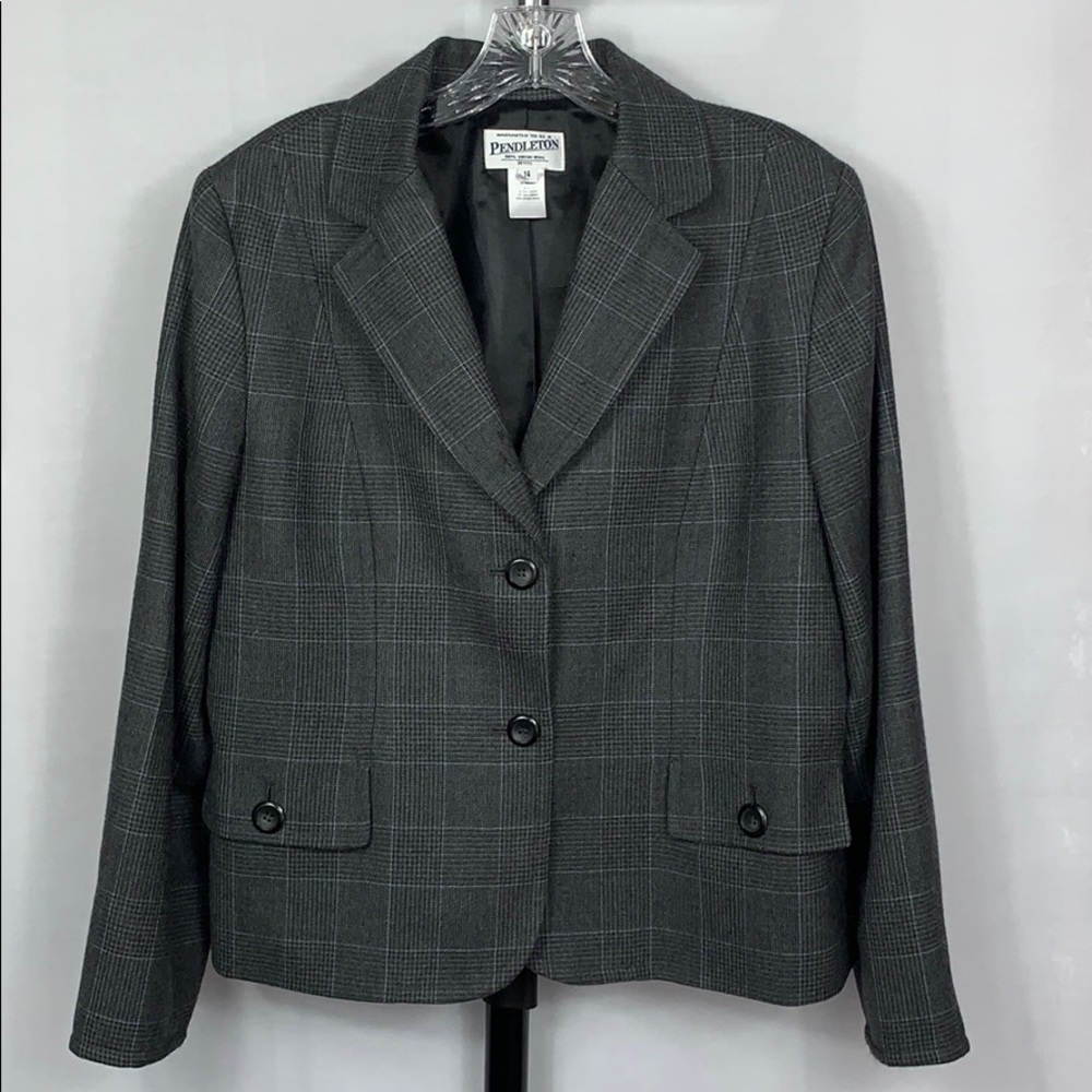 Pendleton 100% Virgin Wool Blazer Size 14